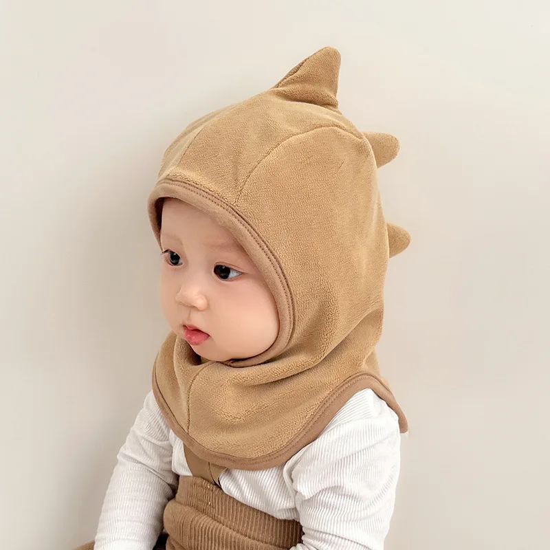 Gorro bebé lana dinosaurio cálido cortaviento con protección de oídos - imagen 2