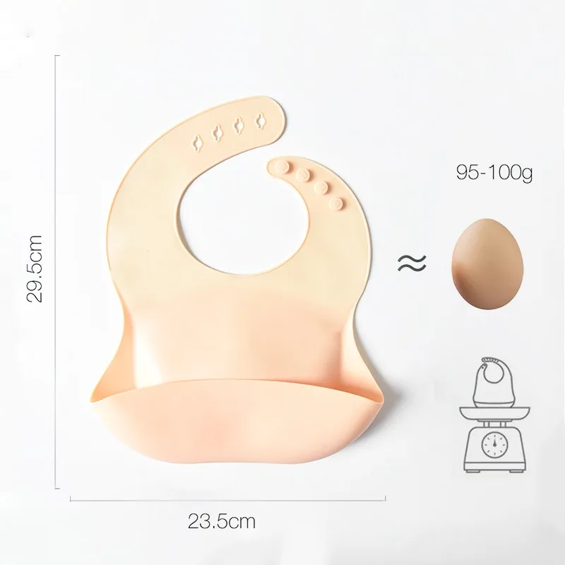 Babero de silicona impermeable 3D antimancha lavable - imagen 4