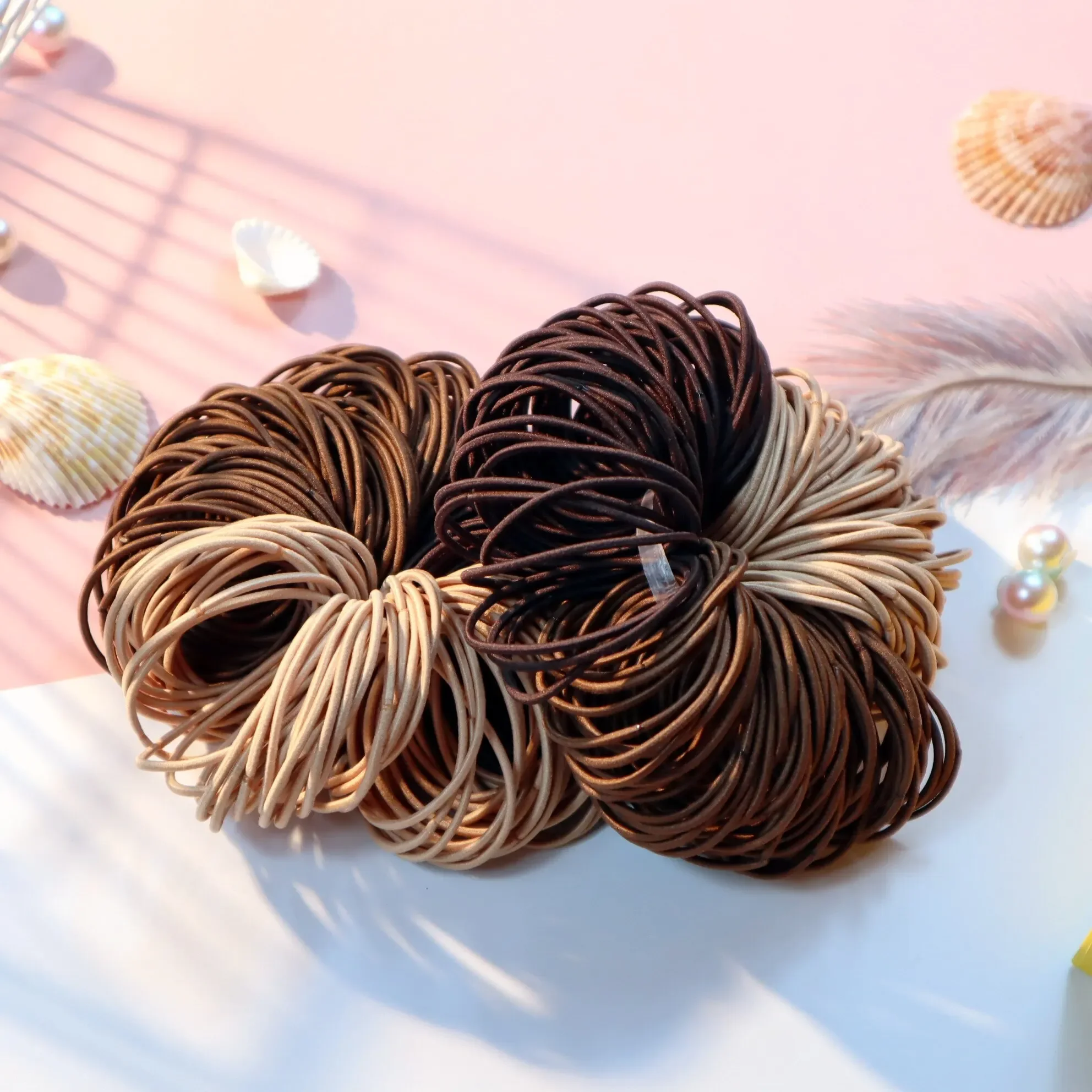 Elásticos para el cabello infantil – Nylon suave de colores - imagen 5