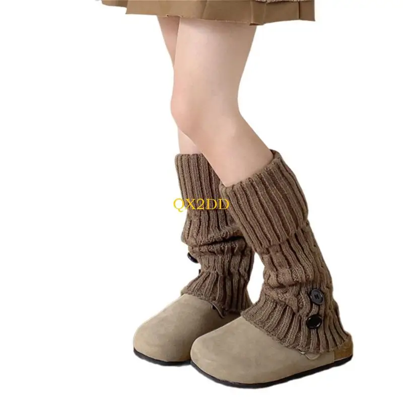 QX2D Calcetines altos retro transpirables otoño-invierno - imagen 3
