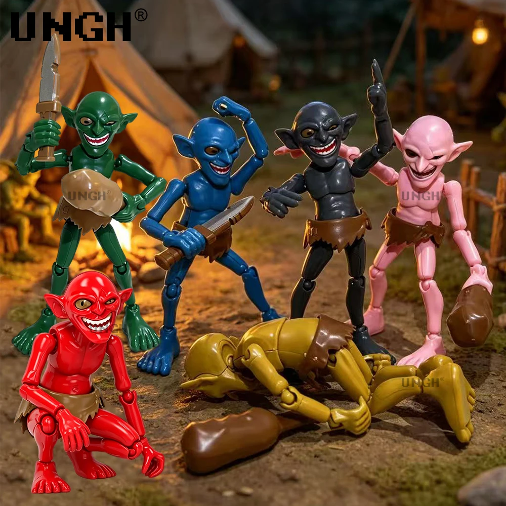 Robot Goblin 3D multiarticulado ensamblable con piezas impresas - imagen 3