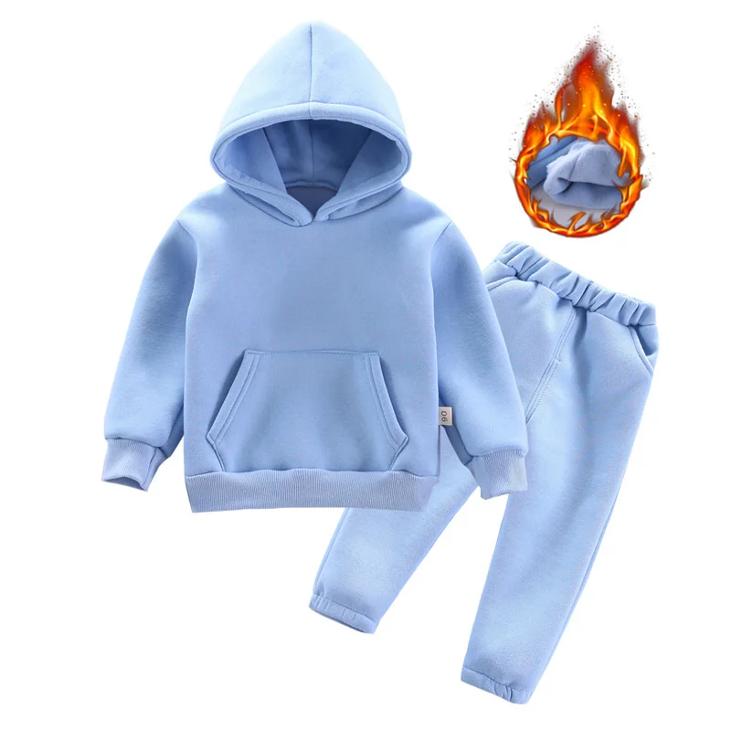 Conjunto de sudadera con capucha y pantalón térmico para bebé niña - imagen 3