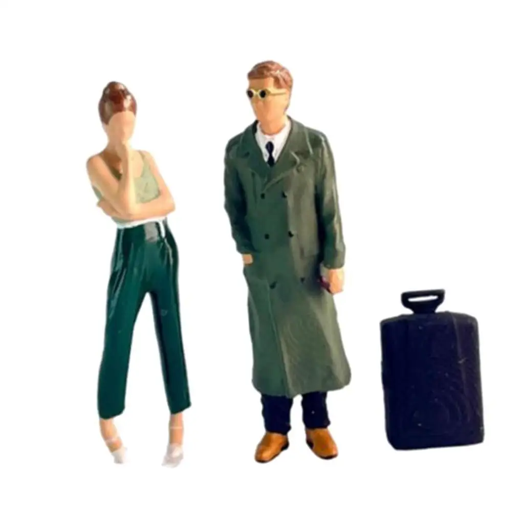 Figuras para diorama pintadas a mano con maleta coleccionable - imagen 3