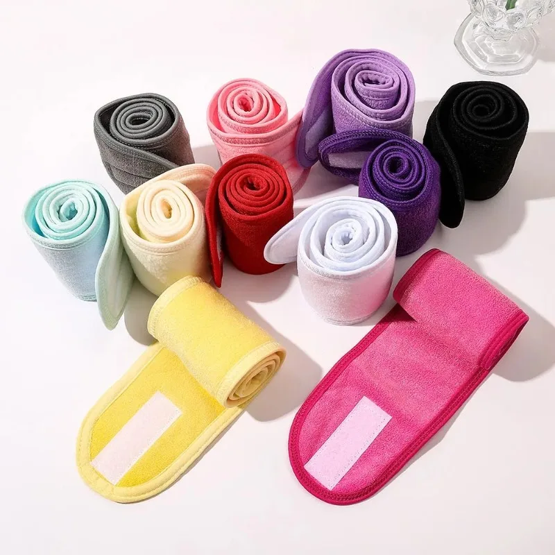 Diadema suave de toalla ajustable para yoga, spa y maquillaje - imagen 2
