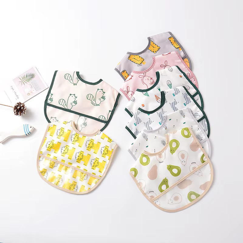 Babero infantil impermeable con toalla suave para eructar - imagen 2
