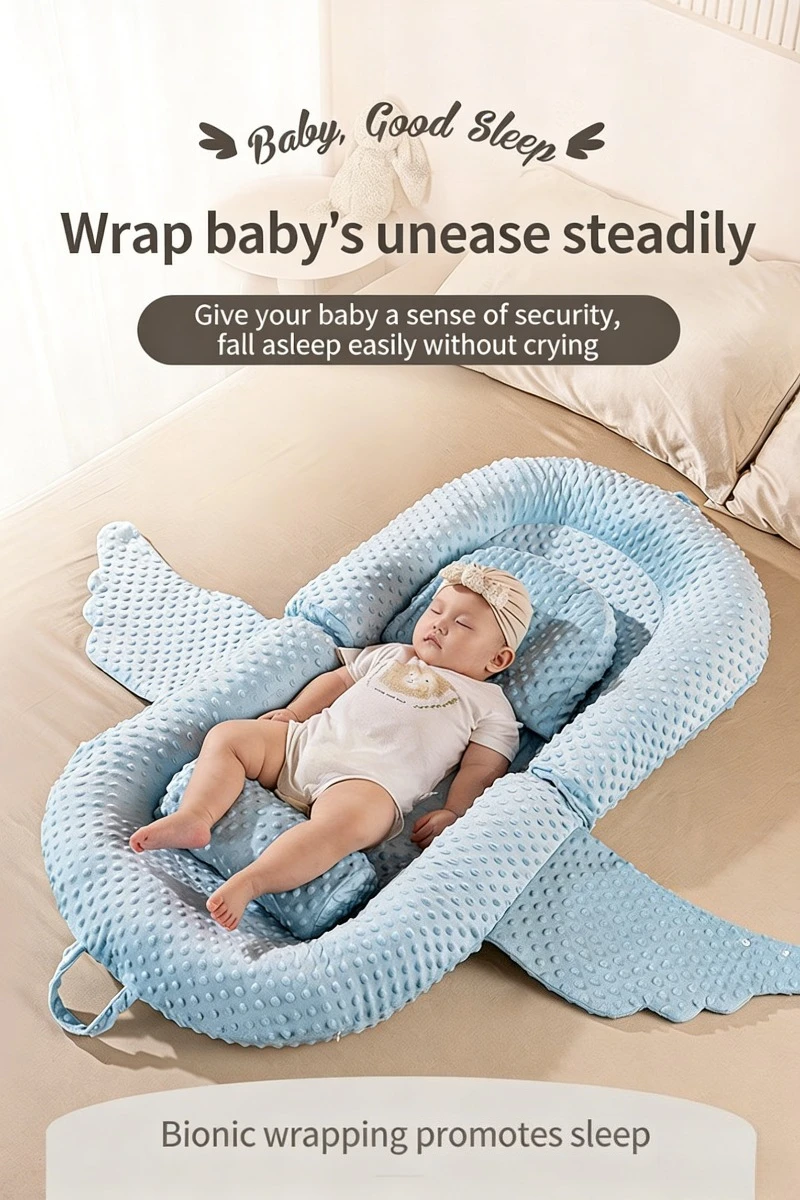 Almohada antipisaliva para bebé con soporte antirreflujo portátil