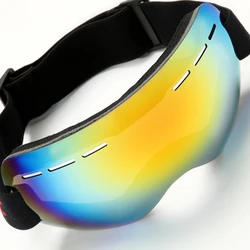 Gafas de esquí antivaho con protección UV para adultos en nieve
