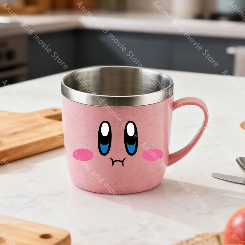 Botella de agua infantil Kirby acero inoxidable 304 unisex - imagen 4