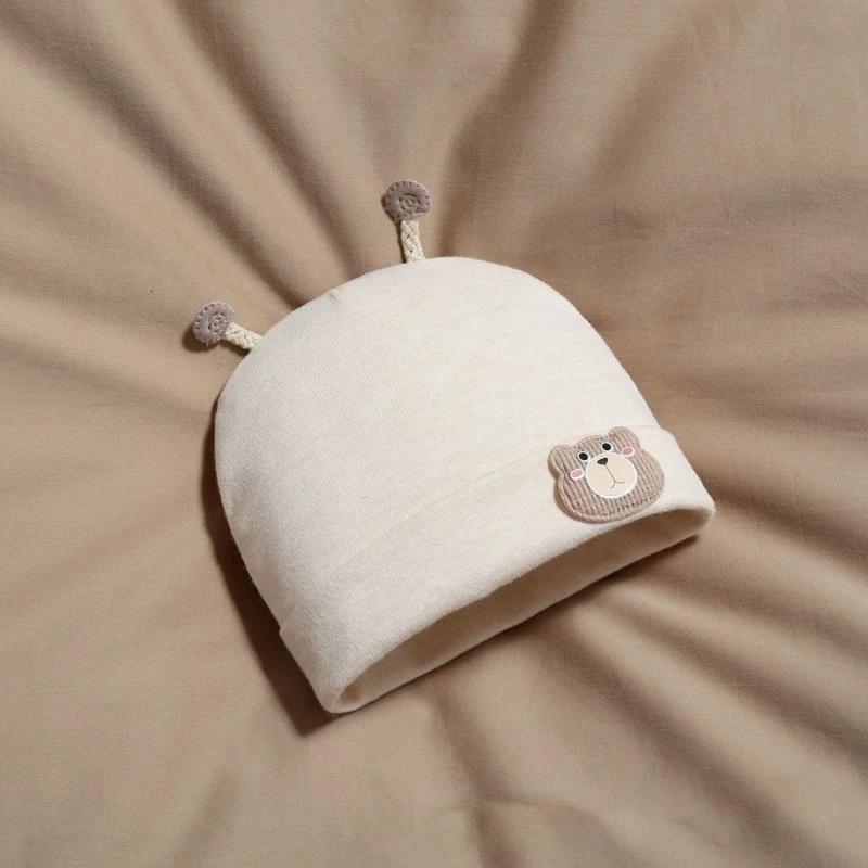 Gorro fino de algodón para bebé completo