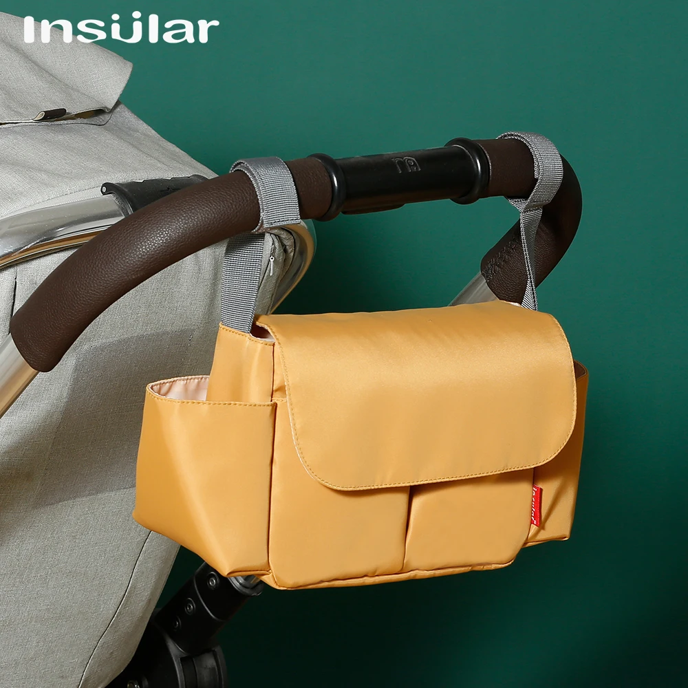 Bolsa organizador cochecito bebé portavasos cubierta impermeable - imagen 3