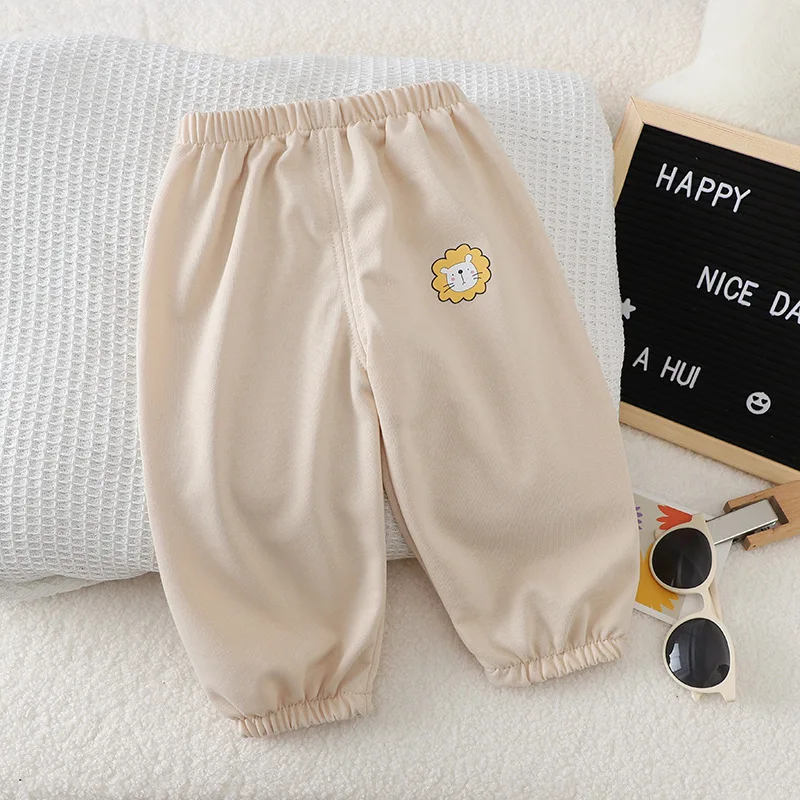 Pantalón de chándal de algodón cómodo para niños, diario
