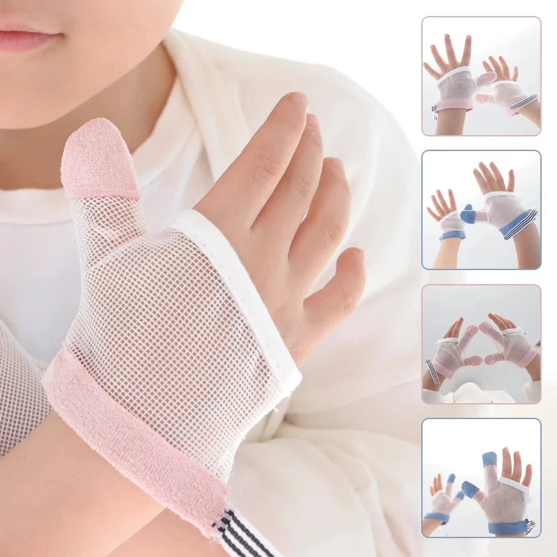 Guantes anti-mordeduras para bebé - Evitan morderse los dedos