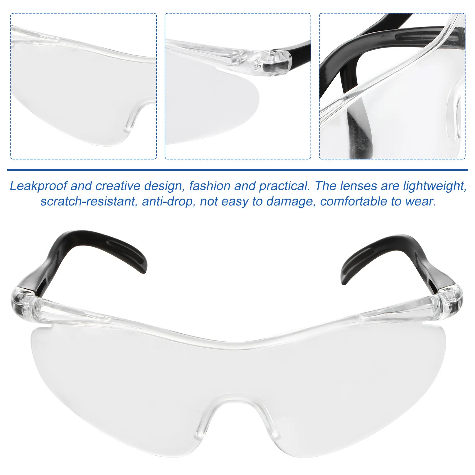Gafas protectoras infantiles ligeras antiarañazos y anticaída