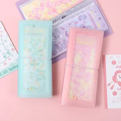Álbum de pegatinas extensible color macaron – Gran capacidad para niños