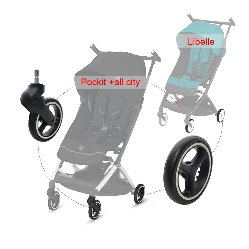 Rueda de repuesto para cochecito GB Pockit+ y Cybex Libelle - imagen 3