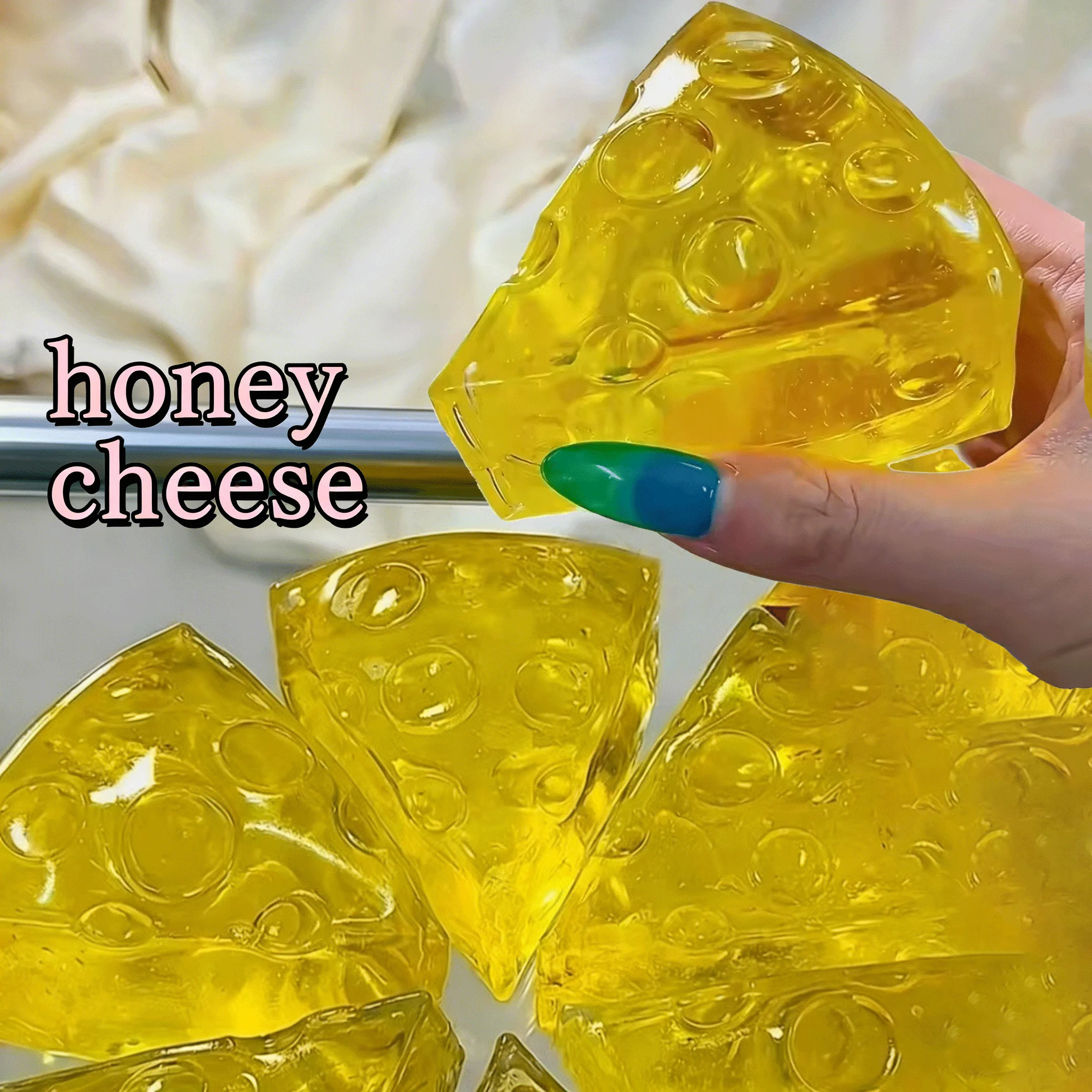 Juguete sensorial queso y miel