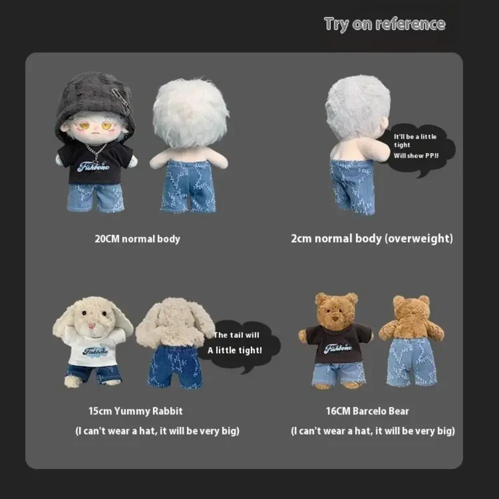 Idol sudadera con capucha y vaqueros urbanos de algodón para muñeca - imagen 2