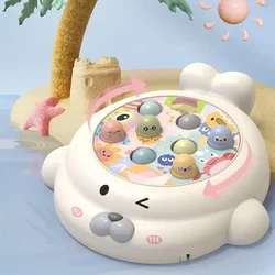 Martillo Montessori con luces y tablero de animales para bebés