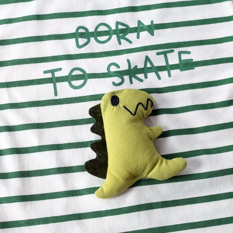 Conjunto niño estampado de algodón: camiseta y short a juego - imagen 3