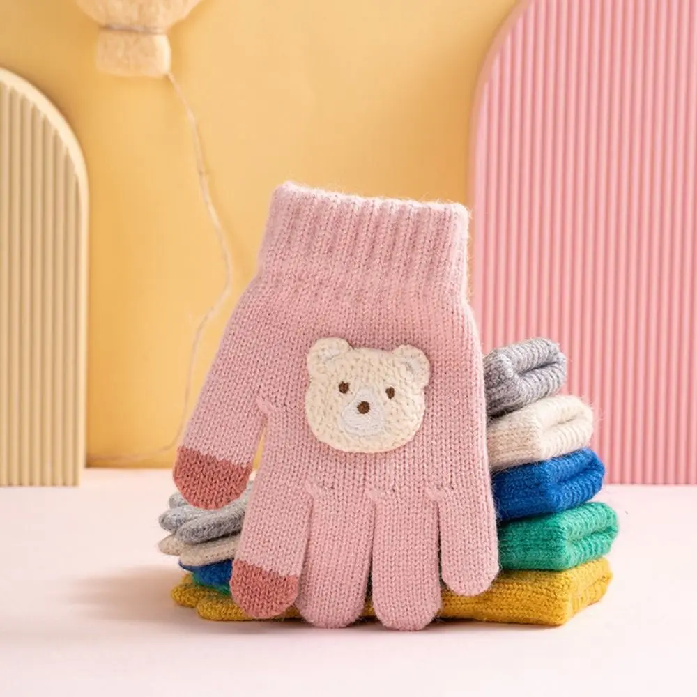 Guantes infantiles térmicos a prueba de viento para frío, nieve - imagen 4