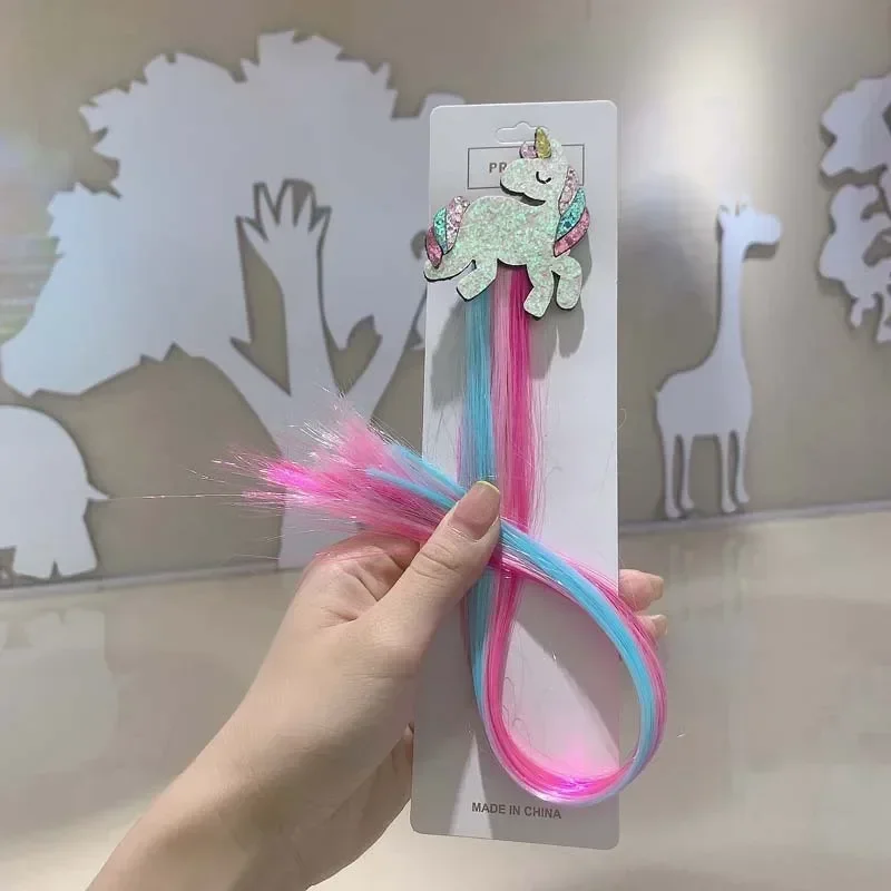 Peluca unicornio para niña - Accesorio de pelo infantilMagic Style