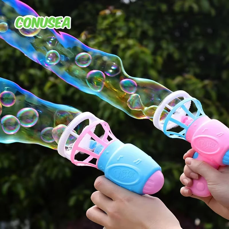 Pistola de burbujas mini para niños y niñas, al aire libre - imagen 2