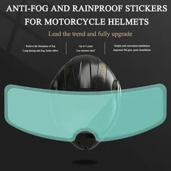 Película antivaho impermeable para espejo de casco moto universal