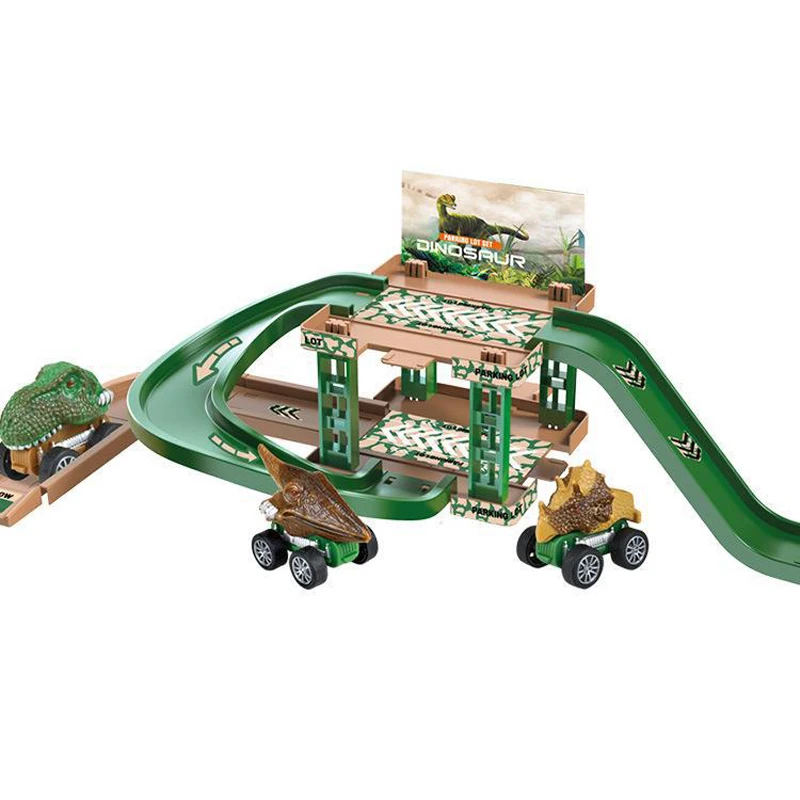 Pista de garaje infantil con rampas y coches – Varios niveles - imagen 2