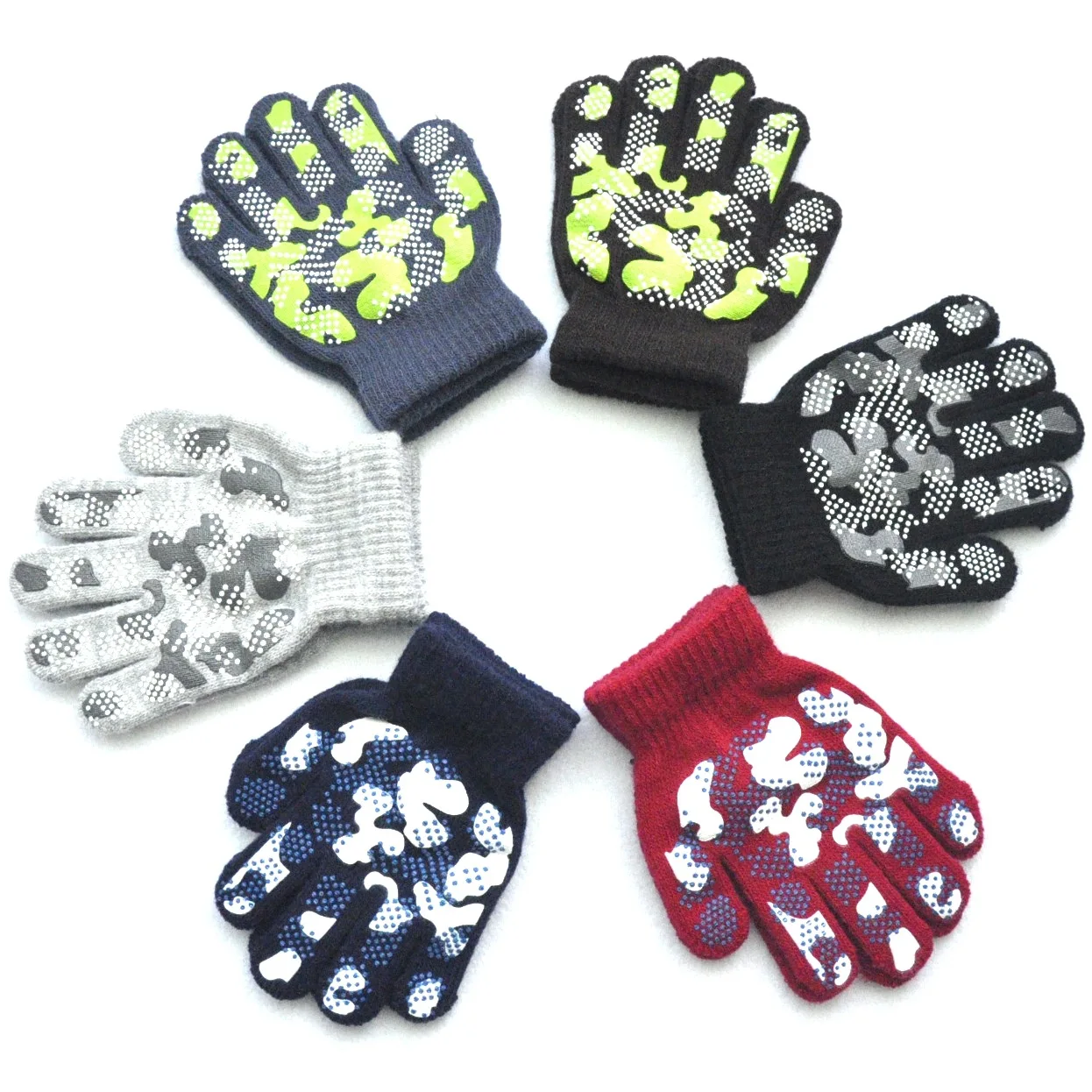 Guantes camuflaje verde para niño Ayaco.Fan