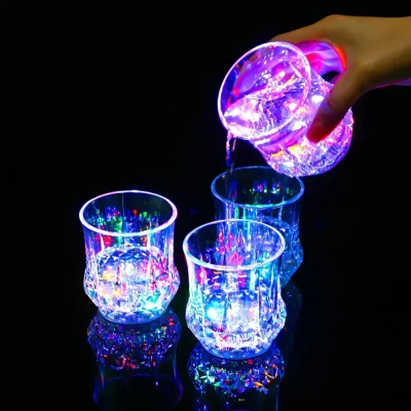 Vaso iluminado multicolor