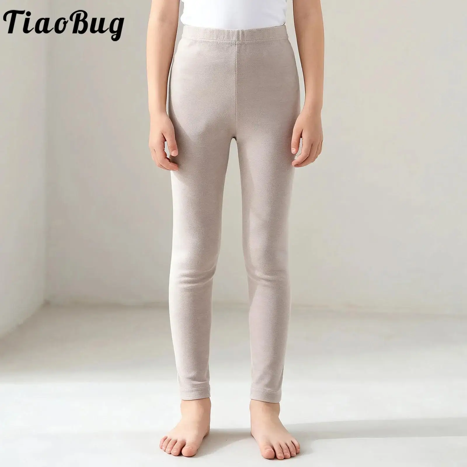 Leggings térmicos de algodón para yoga y danza en adolescentes - imagen 4