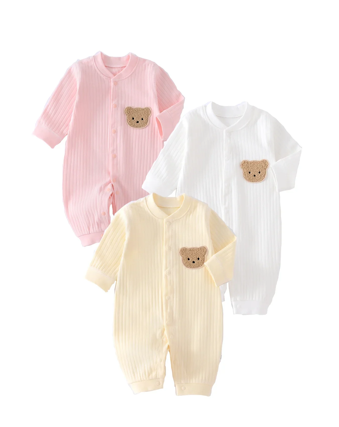 Mono bebé algodón Somenie – Oso bordado