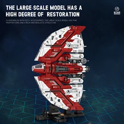 Bloques de construcción nave espacial lanzadera – MOC para regalo