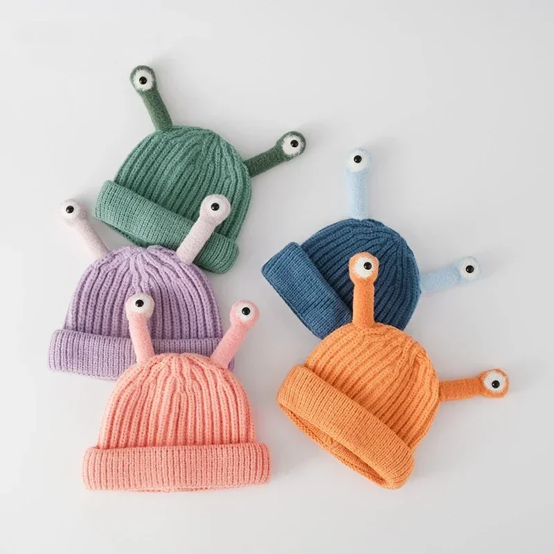 Gorro de lana niño con orejas invierno cálido - imagen 3
