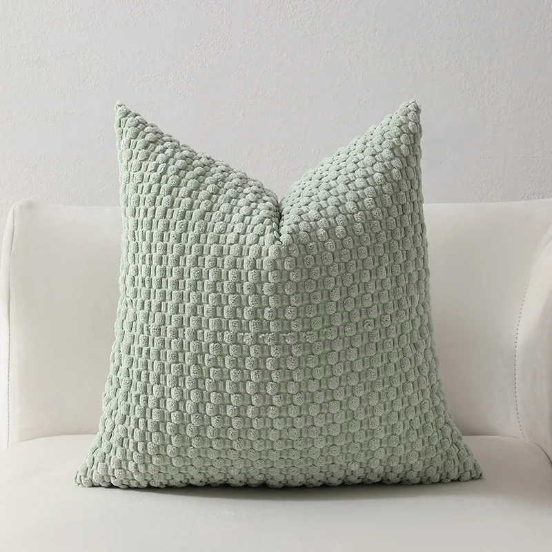 Funda de almohada en pana con textura burbujas 3D para niños
