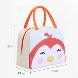 Bolsa de almuerzo impermeable Oxford con aislamiento térmico