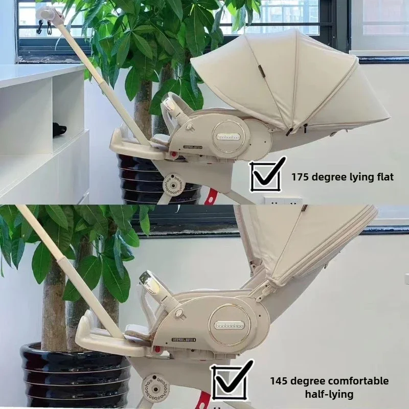 Cochecito ligero reversible plegable con respaldo reclinable - imagen 3