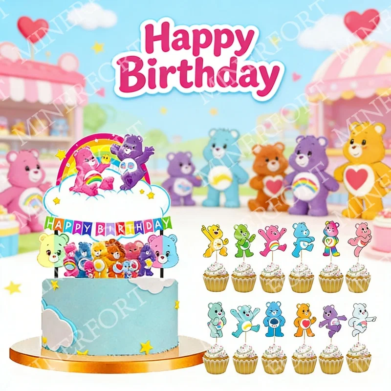 Topper central para pastel
