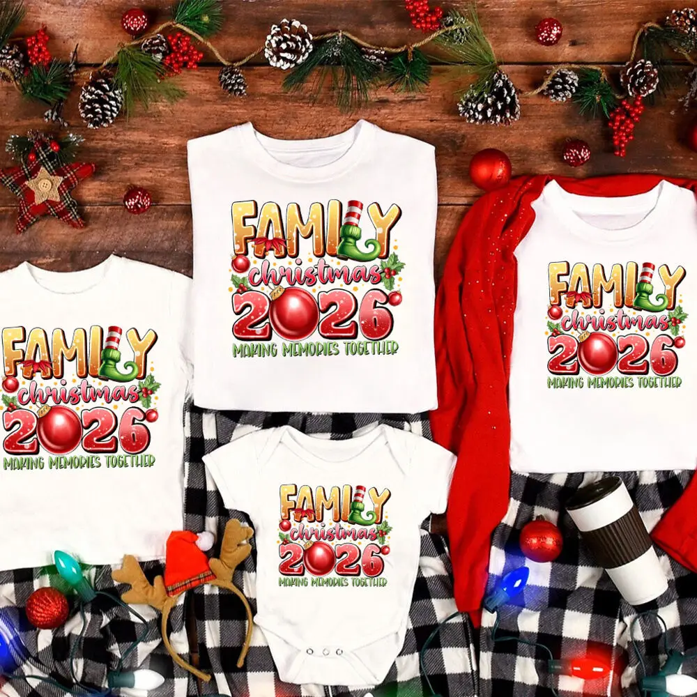 Camisetas navideñas a juego para papá, mamá e hijos - imagen 2