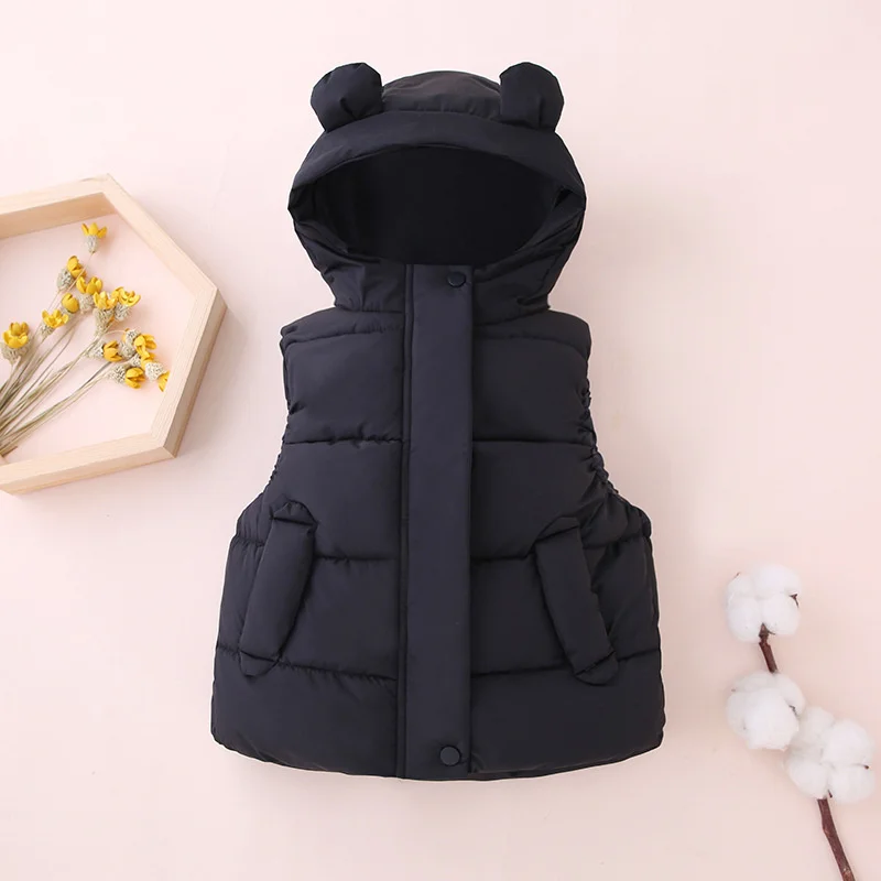 Chaleco de invierno cálido con capucha unisex - imagen 3