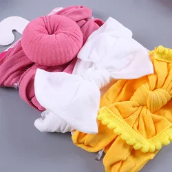 Diadema de bebé elástica de nylon con lazo suave