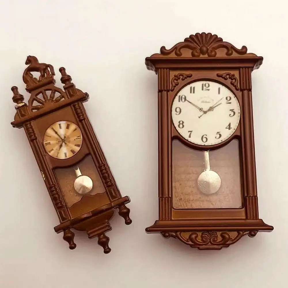 Reloj de pared mini decorativo para casita muñecas - imagen 4