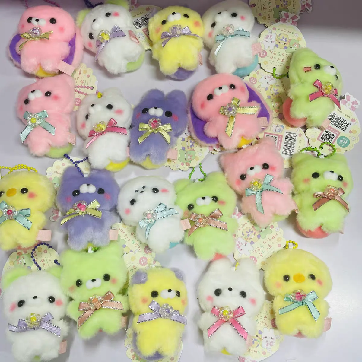 Peluche Sukutto Touch-san con cinta y cola redonda de animalito - imagen 5