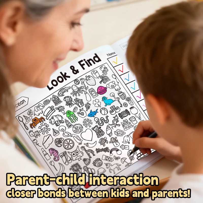 Libro de colorear Montessori para niños: busca y encuentra - imagen 5