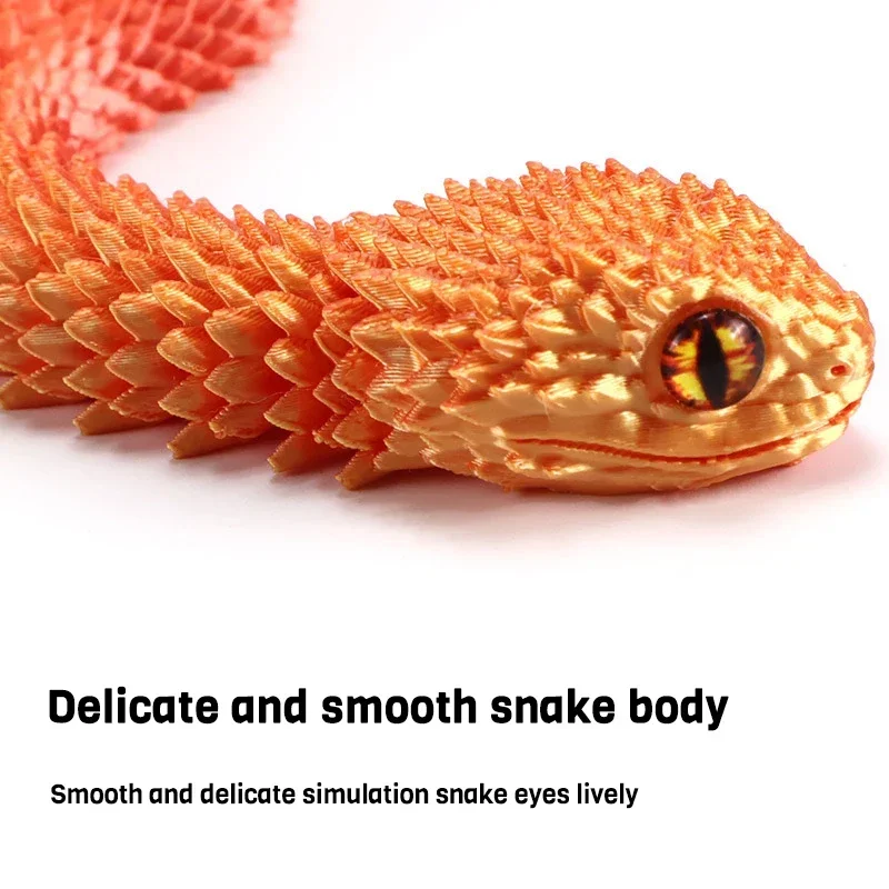 Serpiente impresa 3D Hairun composición