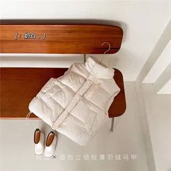 Chaleco acolchado de algodón térmico para niños otoño invierno