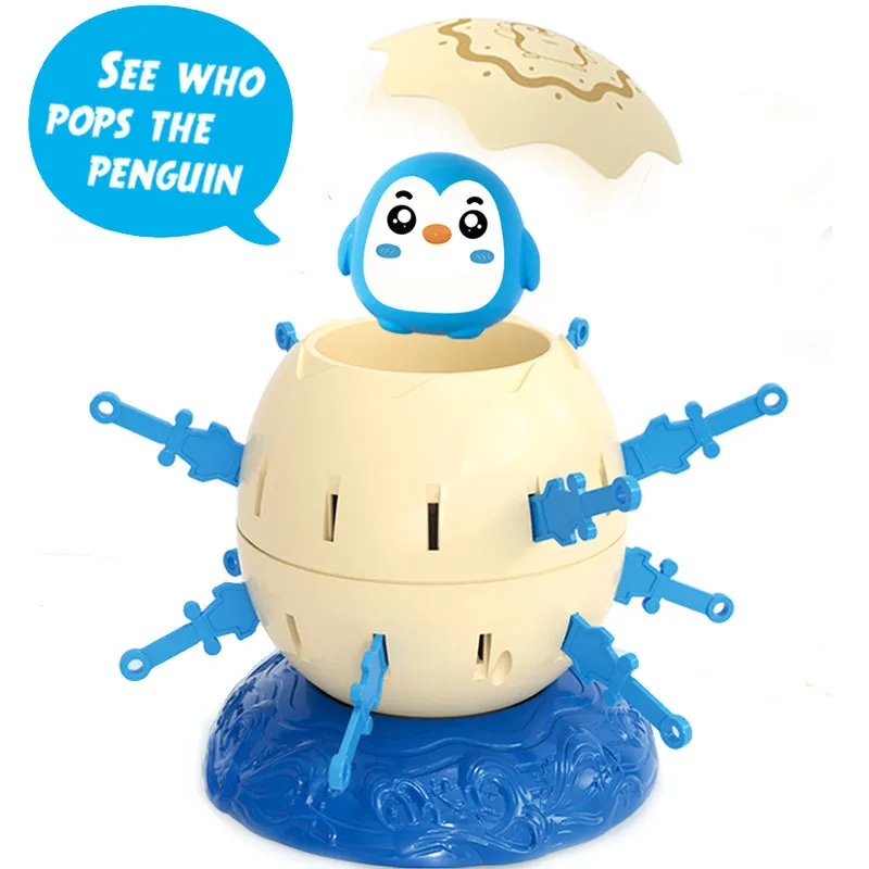 Cubo pirata interactivo enchufable para niños con mini pingüino - imagen 4