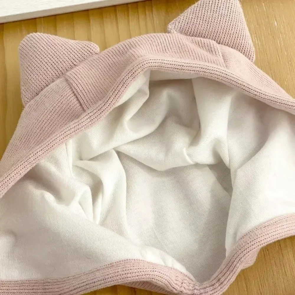 Gorro recién nacido con protección de oídos para otoño - imagen 2