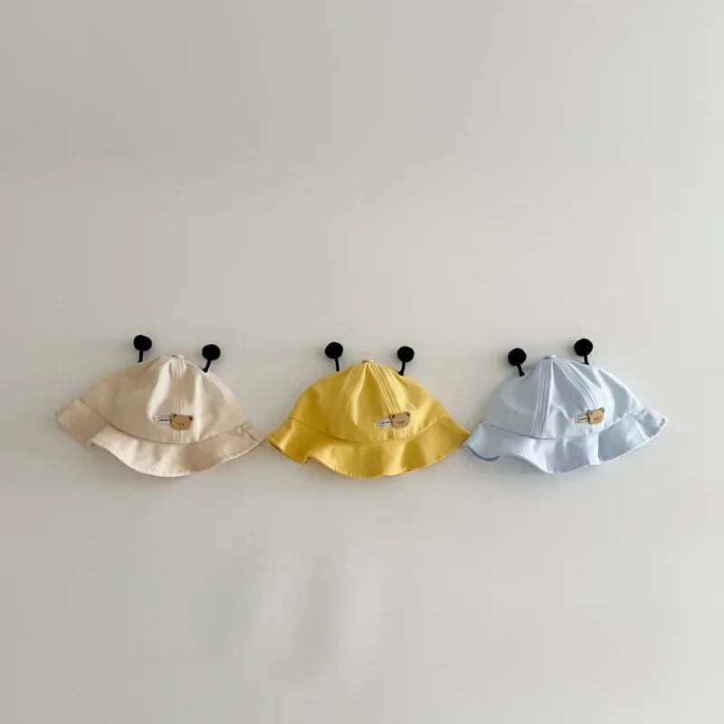 Sombrero de pescador para bebé algodón suave con protección solar - imagen 5