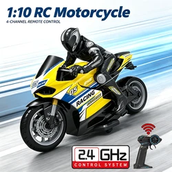 Motocicleta RC 1/10 4CH Drift - Todoterreno eléctrica para niños